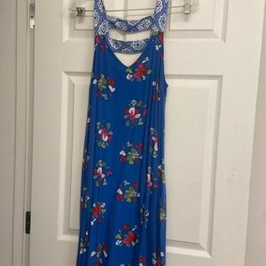 Matilda Jane Floral Blue Sleeveless Dress